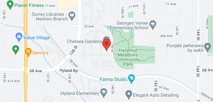 map of 322 13880 70 AVENUE